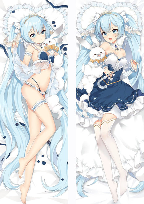 Hatsune Miku Vocaloid Dakimakura Anime Body Pillow Case 98021 Female With bunny Christmas