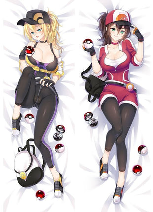 Female Protagonist Pokemon 16278-1-Dakimakura Anime Body Pillow Case-Dakiheaven.com