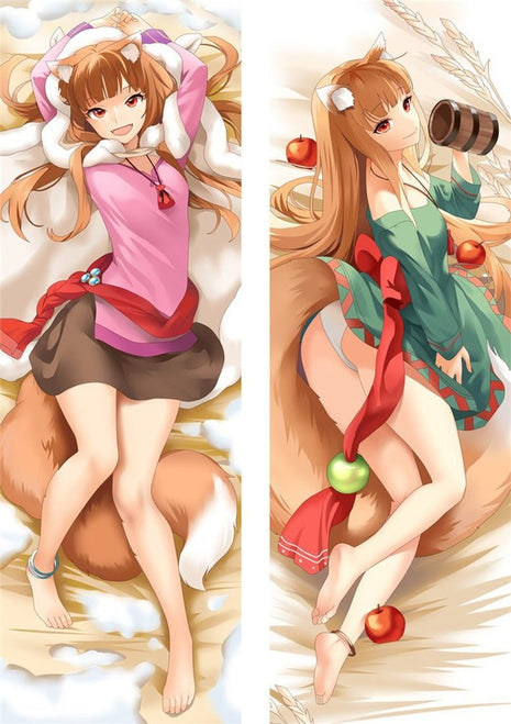 Holo Spice And Wolf Dakimakura Anime Body Pillow Case 20722 Female Animal ears