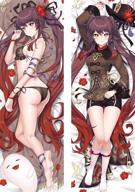 Hu Tao Genshin Impact 211017-Dakimakura Anime Body Pillow Case-Dakiheaven.com