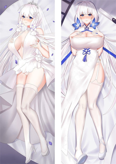 Illustrious Azur Lane Dakimakura Anime Body Pillow Case 211144 Female Wedding dress