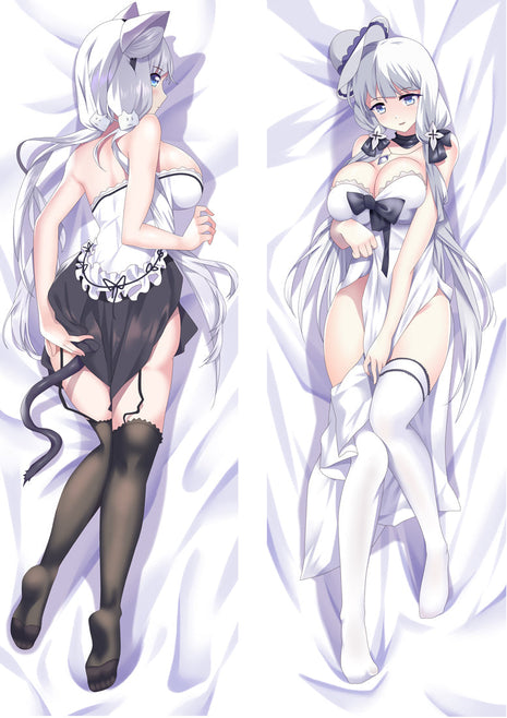 Illustrious Azur Lane Dakimakura Anime Body Pillow Case 21536 Female Animal ears Maid