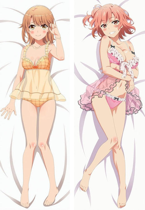 Iroha & Yui Yuigahama My Teen Romantic Comedy SNAFU 712050-Dakimakura Anime Body Pillow Case-Dakiheaven.com