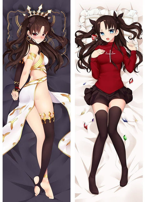 Ishtar & Rin Tohsaka Fate Grand Order Dakimakura Anime Body Pillow Case 75059 Female Tied up