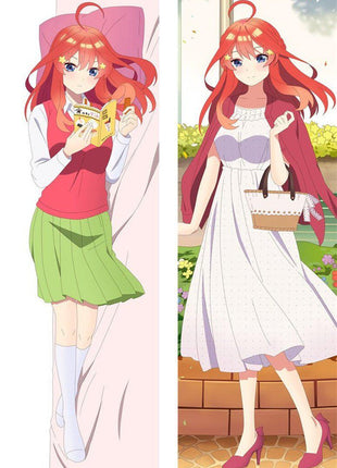 Itsuki Nakano Quintessential Quintuplets Dakimakura Anime Body Pillow Case 22713 Female School uniform