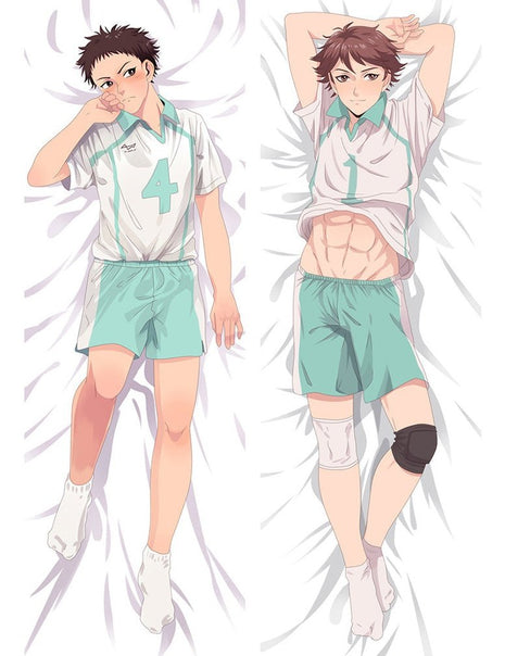 Ittetsu & Toru Haikyu 69037-Dakimakura Anime Body Pillow Case-Dakiheaven.com