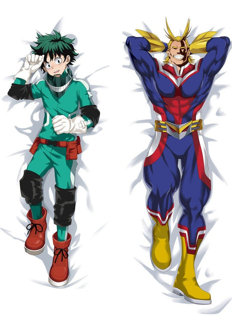 Izuku Midoriya & All Might My Hero Academia 21953-Dakimakura Anime Body Pillow Case-Dakiheaven.com