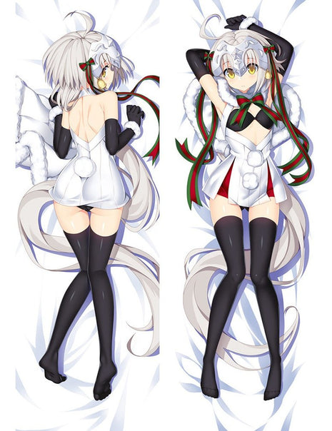 Jeanne d'arc Santa Lily Fate Grand Order 16325-1-Dakimakura Anime Body Pillow Case-Dakiheaven.com