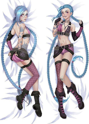 Jinx League Of Legends Dakimakura Anime Body Pillow Case 612061 Female