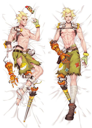 Junkrat Overwatch 72037-Dakimakura Anime Body Pillow Case-Dakiheaven.com