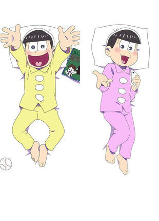 Jyushimatsu & Todomatsu Mr Osomatsu 63056-Dakimakura Anime Body Pillow Case-Dakiheaven.com