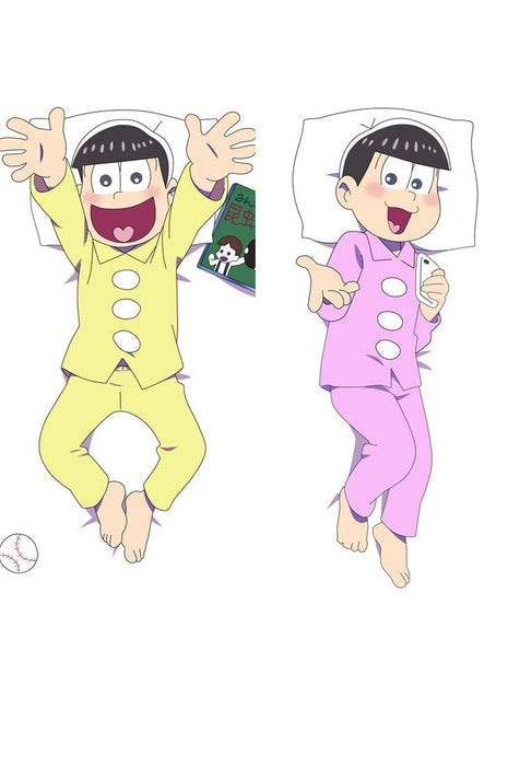 Jyushimatsu & Todomatsu Mr Osomatsu 63056-Dakimakura Anime Body Pillow Case-Dakiheaven.com