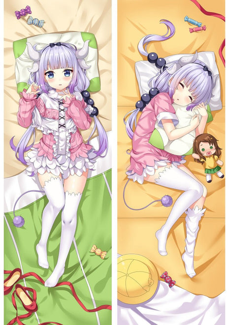 Kanna Kamui Miss Kobayashi's Dragon Maid 93035-Dakimakura Anime Body Pillow Case-Dakiheaven.com