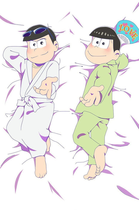 Karamatsu & Osomatsu 63057-Dakimakura Anime Body Pillow Case-Dakiheaven.com