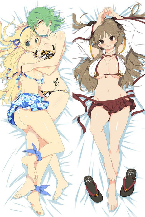 Katsuragi, Hikage & Renka Senran Kagura 84099-Dakimakura Anime Body Pillow Case-Dakiheaven.com