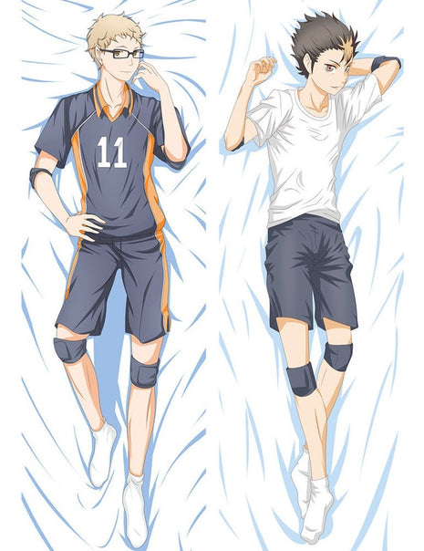 Kei & Yu Haikyu 69073-Dakimakura Anime Body Pillow Case-Dakiheaven.com