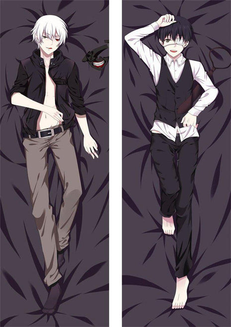 Ken Kaneki Tokyo Ghoul Dakimakura Anime Body Pillow Case 20708 Male