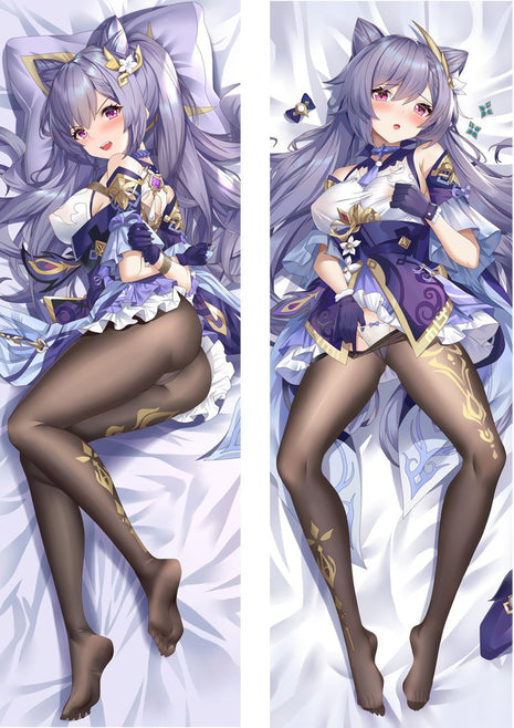 Keqing Genshin Impact 21448-Dakimakura Anime Body Pillow Case-Dakiheaven.com