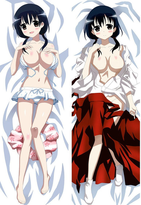 Komaki Jindai Saki 712116-Dakimakura Anime Body Pillow Case-Dakiheaven.com