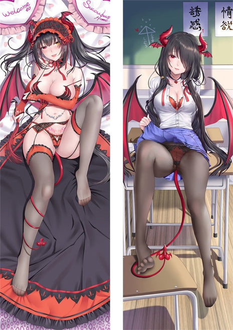 Kurumi Tokisaki Date A Live 221053-Dakimakura Anime Body Pillow Case-Dakiheaven.com