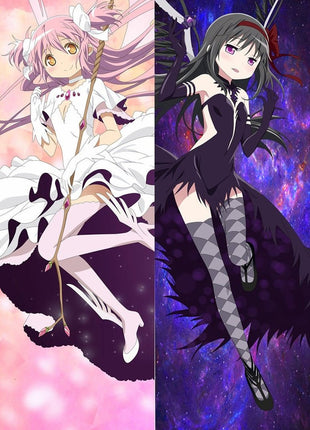 Madoka Kaname & Homura Akemi Puella Magi Madoka Magica 67026-Dakimakura Anime Body Pillow Case-Dakiheaven.com