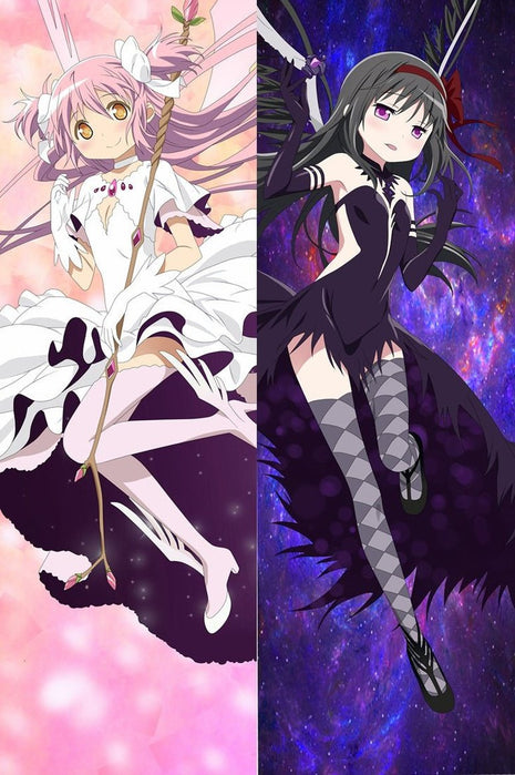 Madoka Kaname & Homura Akemi Puella Magi Madoka Magica 67026-Dakimakura Anime Body Pillow Case-Dakiheaven.com