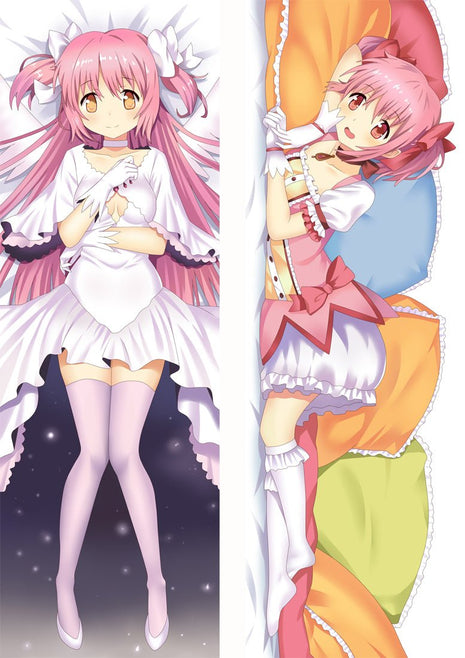 Madoka Kaname Puella Magi Madoka Magica 20121-Dakimakura Anime Body Pillow Case-Dakiheaven.com