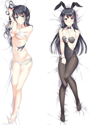 Mai Sakurajima Rascal Does Not Dream Bunny Senpai 1942369A1B1-Dakimakura Anime Body Pillow Case-Dakiheaven.com