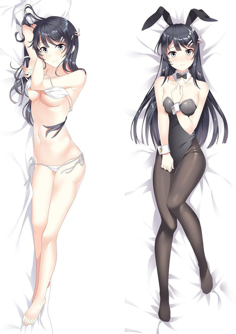 Mai Sakurajima Rascal Does Not Dream Bunny Senpai 1942369A1B1-Dakimakura Anime Body Pillow Case-Dakiheaven.com