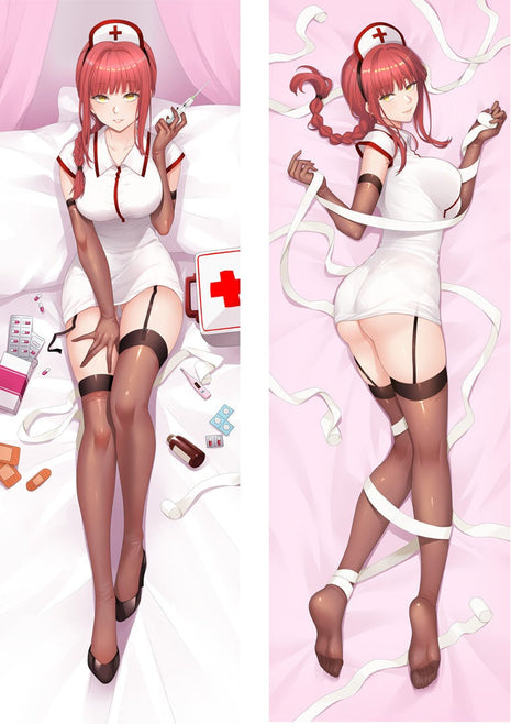 Makima Chainsaw Man Dakimakura Anime Body Pillow Case 21032-1 Female Nurse
