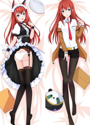 Makise Kurisu Steins Gate 63021-Dakimakura Anime Body Pillow Case-Dakiheaven.com