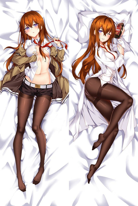 Makise Kurisu Steins Gate 85086-Dakimakura Anime Body Pillow Case-Dakiheaven.com