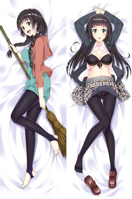 Makoto Kowata Flying Witch 16230-1-Dakimakura Anime Body Pillow Case-Dakiheaven.com