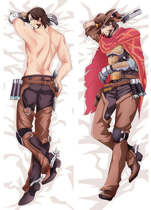 McCree Overwatch 68088-Dakimakura Anime Body Pillow Case-Dakiheaven.com