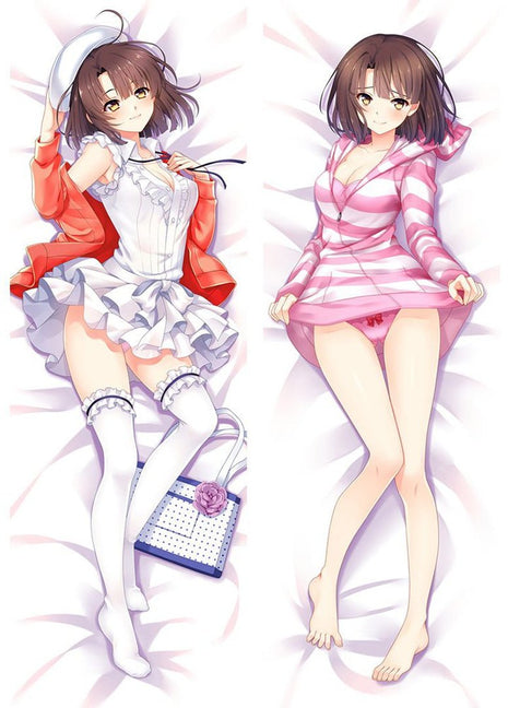 Megumi Kato Saekano 17029-1-Dakimakura Anime Body Pillow Case-Dakiheaven.com