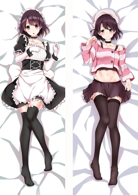 Megumi Kato Saekano 20120-Dakimakura Anime Body Pillow Case-Dakiheaven.com