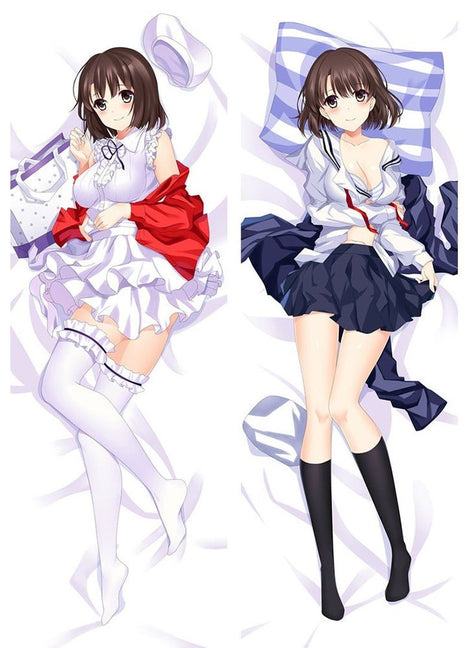 Megumi Kato Saekano 76011-Dakimakura Anime Body Pillow Case-Dakiheaven.com