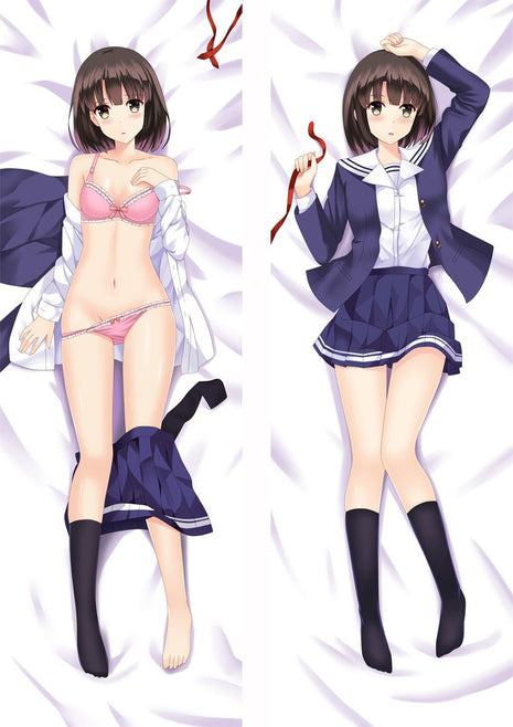 Megumi Kato Saekano 98055-Dakimakura Anime Body Pillow Case-Dakiheaven.com