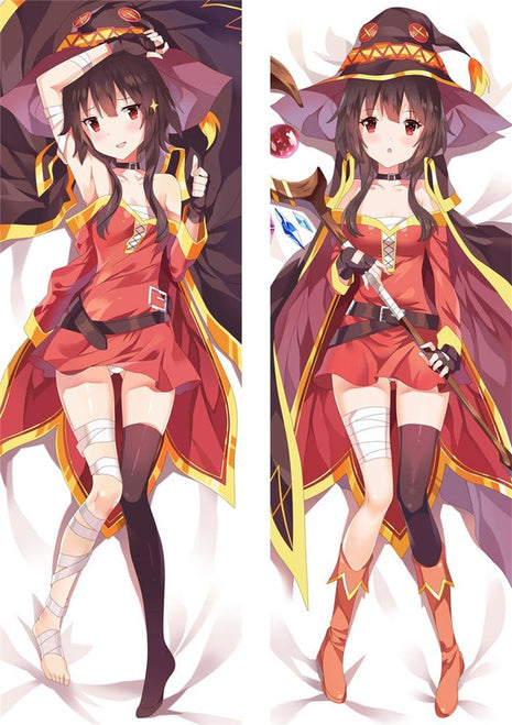 Megumin KonoSuba Dakimakura Anime Body Pillow Case 22327 Female Collar