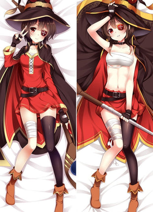 Megumin KonoSuba 63028-Dakimakura Anime Body Pillow Case-Dakiheaven.com