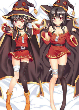 Megumin KonoSuba 67024 EU Stock-Dakimakura Anime Body Pillow Case-Dakiheaven.com