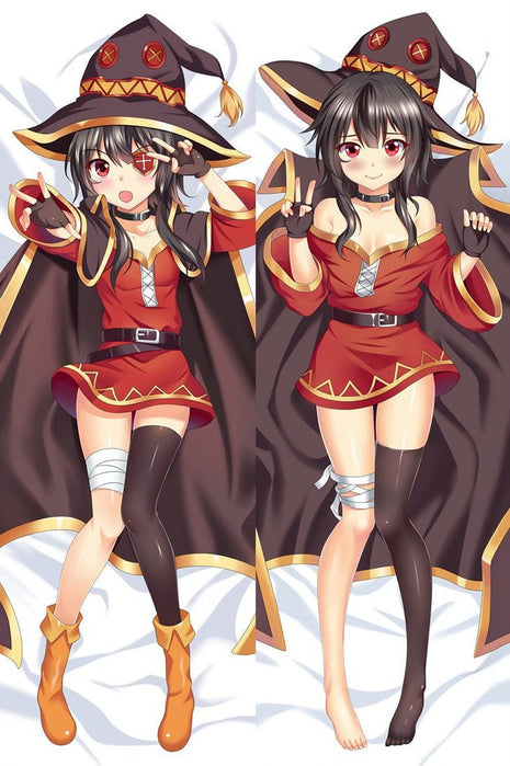 Megumin KonoSuba 67024-Dakimakura Anime Body Pillow Case-Dakiheaven.com