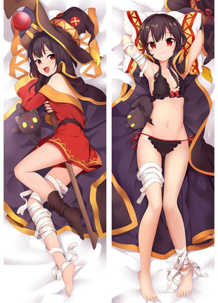 Megumin KonoSuba 810090-Dakimakura Anime Body Pillow Case-Dakiheaven.com