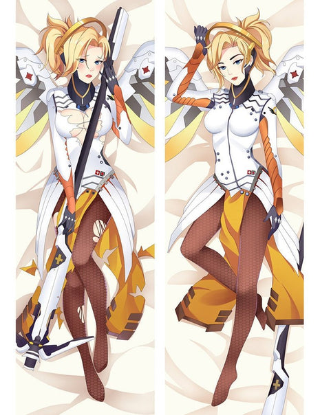 Mercy Overwatch 69014-Dakimakura Anime Body Pillow Case-Dakiheaven.com