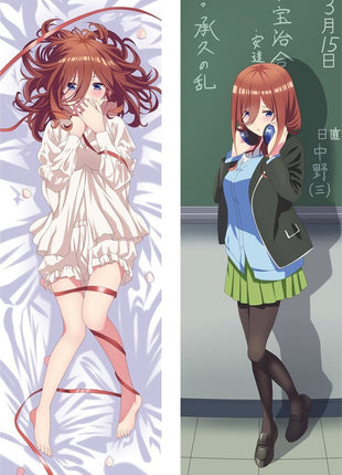 Miku Nakano Quintessential Quintuplets 21213-Dakimakura Anime Body Pillow Case-Dakiheaven.com