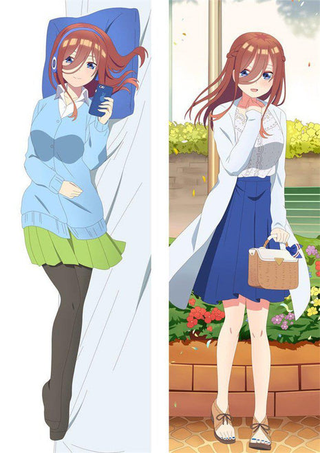 Miku Nakano Quintessential Quintuplets 22650-Dakimakura Anime Body Pillow Case-Dakiheaven.com