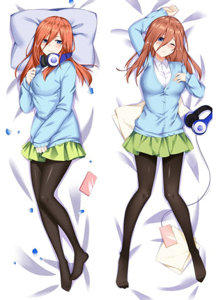 Miku Nakano Quintessential Quintuplets 92028-Dakimakura Anime Body Pillow Case-Dakiheaven.com