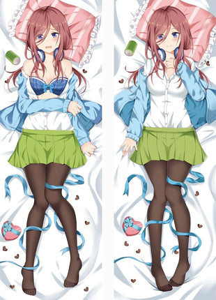 Miku Nakano Quintessential Quintuplets 94042-Dakimakura Anime Body Pillow Case-Dakiheaven.com