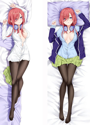 Miku Nakano Quintessential Quintuplets 99055-Dakimakura Anime Body Pillow Case-Dakiheaven.com