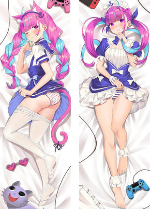 Minato Aqua Vtuber 21748-Dakimakura Anime Body Pillow Case-Dakiheaven.com